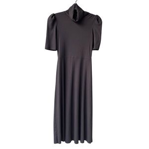 Zara Turtle Neck Puff Sleeves Dress Size Small | Sweater MIDI Dress Size Small